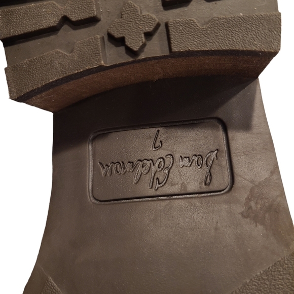 Sam Edelman Suede Lace-up Boots with Faux Fur Detail, Size 7 - Picture 14 of 14